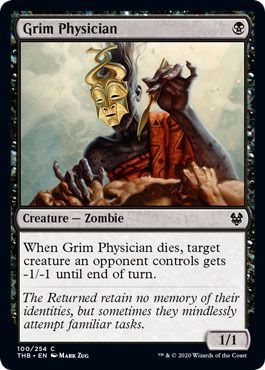 Grim Physician 100/254 Theros: Beyond Death Singles (Español)