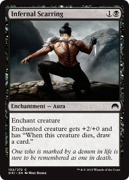 Infernal Scarring 102/272 Magic Origins Singles