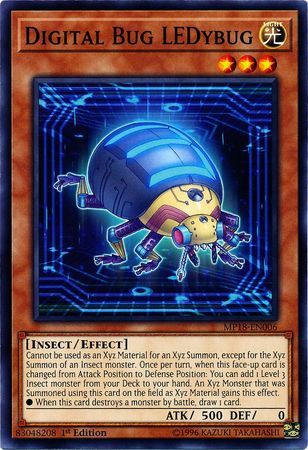 Digital Bug LEDybug - MP18-EN006 - Common 1st Edition 2018 Mega-Tins Singles