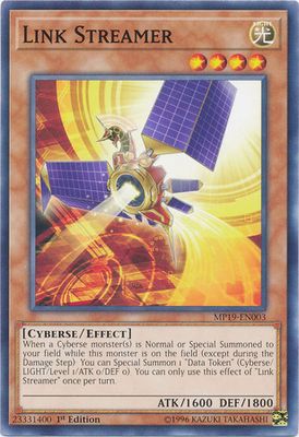 Link Streamer - MP19-EN003 - Common 1st Edition Yu-Gi-Oh! 2019 Mega-Tins: Gold Sarcophagus Tin Mega Pack Singles (espanol)