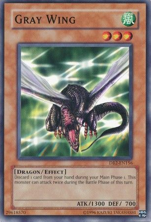 Gray Wing - DB2-EN156 - Common Unlimited Dark Beginning 2 DB2