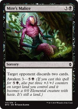 Mire&#39;s Malice 117/274 Battle for Zendikar Singles