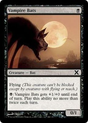 Vampire Bats MTG 10th Edition Singles (Español)