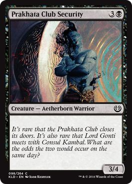 Prakhata Club Security 098/264 Kaladesh Singles