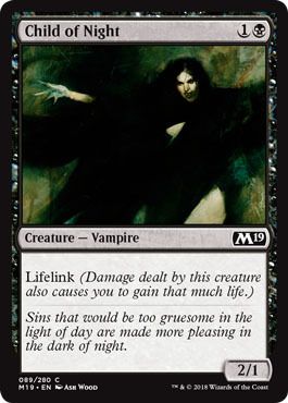 Child of Night 089/280 - Magic 2019 (M19) Singles (Español)