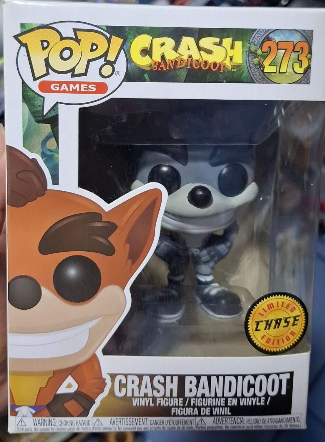 SH2 Crash Bandicoot Figura Funko Pop Chase