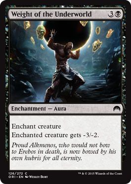 Weight of the Underworld 126/272 Magic Origins Singles