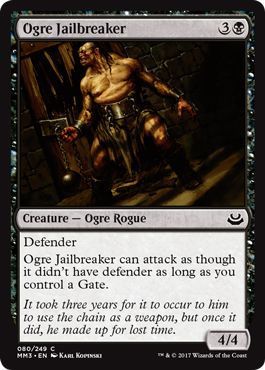 Ogre Jailbreaker 080/249 Modern Masters 2017 Singles