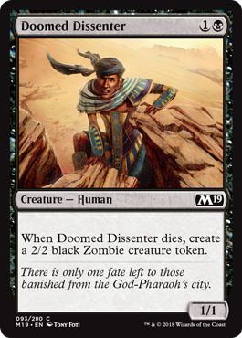 Doomed Dissenter 093/280 - Magic 2019 (M19) Singles (Español)