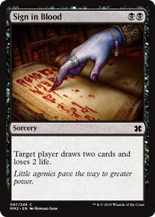 Sign in Blood 097/249 Modern Masters 2015 Singles
