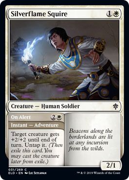 Silverflame Squire 031/269 Throne of Eldraine Singles