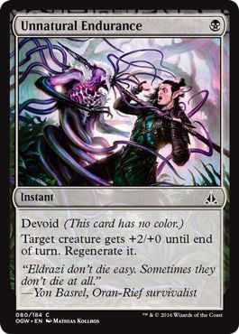 Unnatural Endurance 080/184 - Oath of the Gatewatch Singles