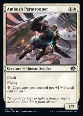 Ambush Paratrooper 3/287 The Brothers&#39; War Singles (Español)