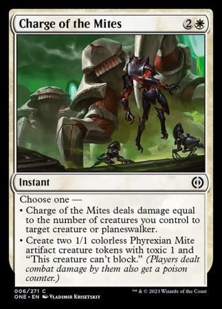 Charge of the Mites 006/271 Phyrexia All Will Be One Singles