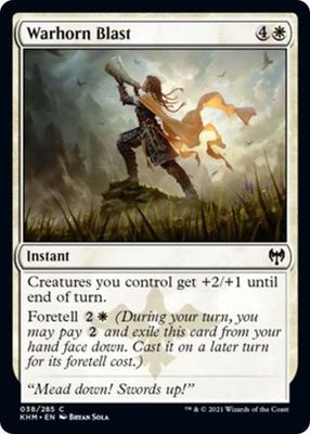 Warhorn Blast 038/285  Kaldheim Singles (Español)