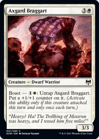 Axgard Braggart 001/285 - Kaldheim Singles