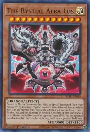 The Bystial Alba Los - DABL-EN010 - Ultra Rare 1st Edition Darkwing Blast 1st Edition Singles (espanol)