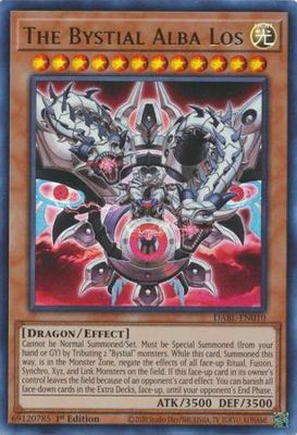 The Bystial Alba Los - DABL-EN010 - Ultra Rare 1st Edition Darkwing Blast 1st Edition Singles (espanol)