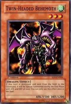 Twin-Headed Behemoth - SD1-EN004 - Common 1st Edition Structure Deck: Dragon&#39;s Roar [SD1] 1st Edition Singles