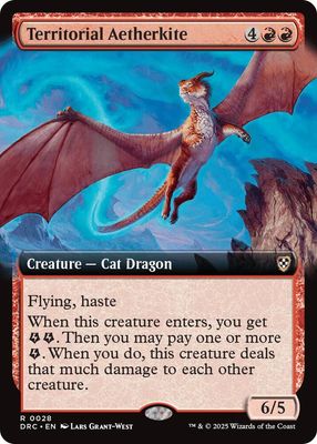 Territorial Aetherkite (Extended Art) - Commander: Aetherdrift (DRC) Commander: Aetherdrift