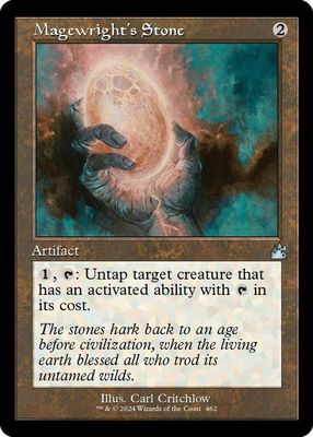 Magewright&#39;s Stone (Retro Frame) - Ravnica Remastered (RVR) Ravnica Remastered