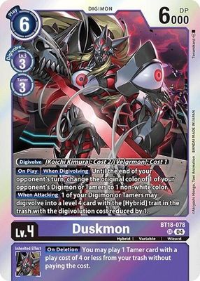 Duskmon - Release Special Booster 2.0 (BT18-19) Release Special Booster 2.0