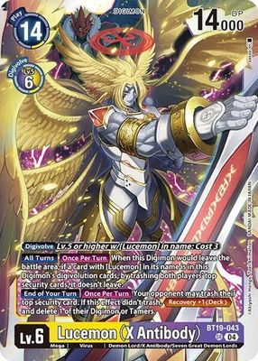 Lucemon (X Antibody) - Release Special Booster 2.0 (BT18-19) Release Special Booster 2.0
