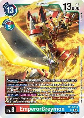 EmperorGreymon - Release Special Booster 2.0 (BT18-19) Release Special Booster 2.0