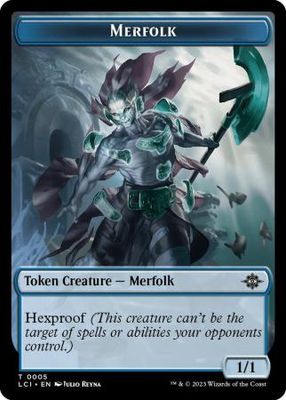 Merfolk Token 0005 The Lost Caverns of Ixalan Singles (Español)