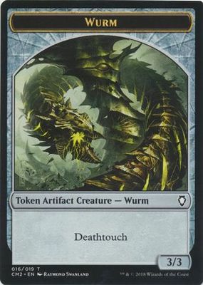 Wurm (Deathtouch) Token 016 Commander Anthology Volume II Singles