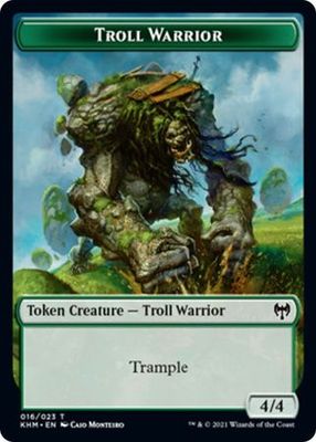 Troll Warrior Token 016/023 - Kaldheim Kaldheim Singles
