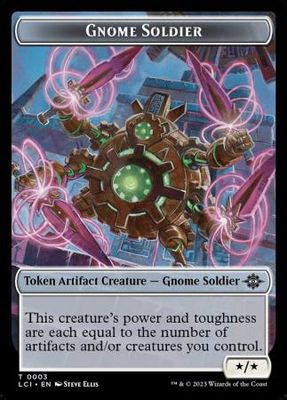 Gnome Soldier Token 0003 The Lost Caverns of Ixalan Singles (Español)