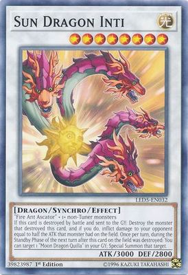 Sun Dragon Inti - LED5-EN032 - Common 1st Edition Legendary Duelists: Immortal Destiny Singles