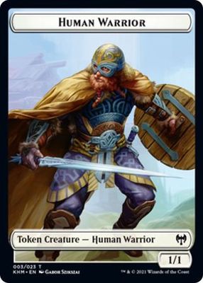 Human Warrior Token 003/023 - Kaldheim Kaldheim Singles (Español)