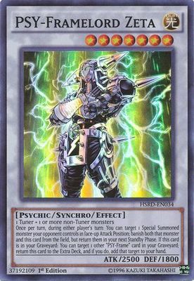 PSY-Framelord Zeta - HSRD-EN034 - Super Rare 1st Edition High-Speed Riders 1st Edition Singles