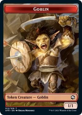 Dungeon of the Mad Mage // Goblin Double-Sided Token - Adventures in the Forgotten Realms (AFR) Adventures in the Forgotten Realms