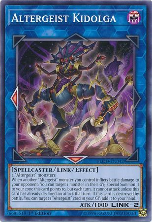 Altergeist Kidolga - FLOD-EN042 - Common 1st Edition Flames of Destruction 1st Edition Singles