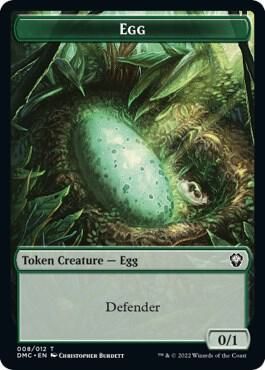 Snake // Egg Double-Sided Token - Commander: Dominaria United (DMC)