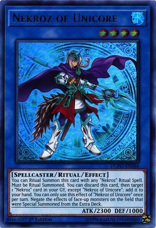 Nekroz of Unicore - DUPO-EN088 - Ultra Rare 1st Edition Duel Power 1st Edition Singles