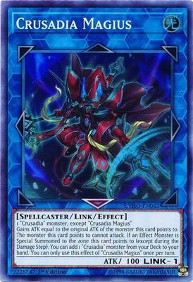 Crusadia Magius - CYHO-EN042 - Super Rare 1st Edition Cybernetic Horizon 1st Edition Singles (espanol)