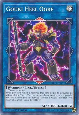 Gouki Heel Ogre - MP19-EN101 - Common 1st Edition Yu-Gi-Oh! 2019 Mega-Tins: Gold Sarcophagus Tin Mega Pack Singles (espanol)