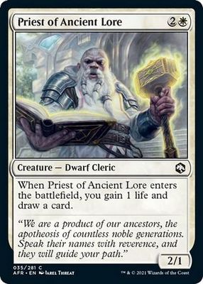 Priest of Ancient Lore 035/281 Adventures in the Forgotten Realms Singles (Español)