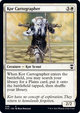 Kor Cartographer 028 Kaldheim Commander Singles