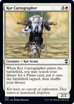 Kor Cartographer 028 Kaldheim Commander Singles
