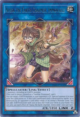 Aussa the Earth Charmer, Immovable - IGAS-EN048 - Rare Unlimited Ignition Assault Unlimited Singles (espanol)