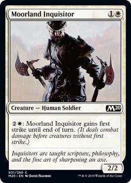 Moorland Inquisitor 031/280 - Magic 2020 (M20) Singles