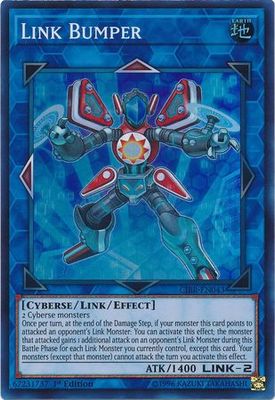 Link Bumper - CIBR-EN043 - Super Rare 1st Edition Circuit Break 1st Edition Singles