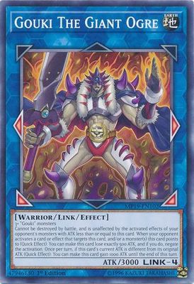 Gouki The Giant Ogre - MP19-EN102 - Common 1st Edition Yu-Gi-Oh! 2019 Mega-Tins: Gold Sarcophagus Tin Mega Pack Singles (espanol)