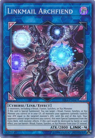 Linkmail Archfiend - RIRA-EN047 - Super Rare Unlimited Rising Rampage [RIRA] Unlimited Singles