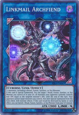 Linkmail Archfiend - RIRA-EN047 - Super Rare Unlimited Rising Rampage [RIRA] Unlimited Singles